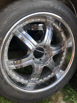 22” Chevy 6 Lug Wheels