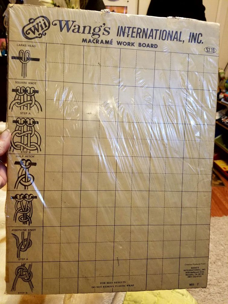 Wang's International, Inc. Macrame Work Board