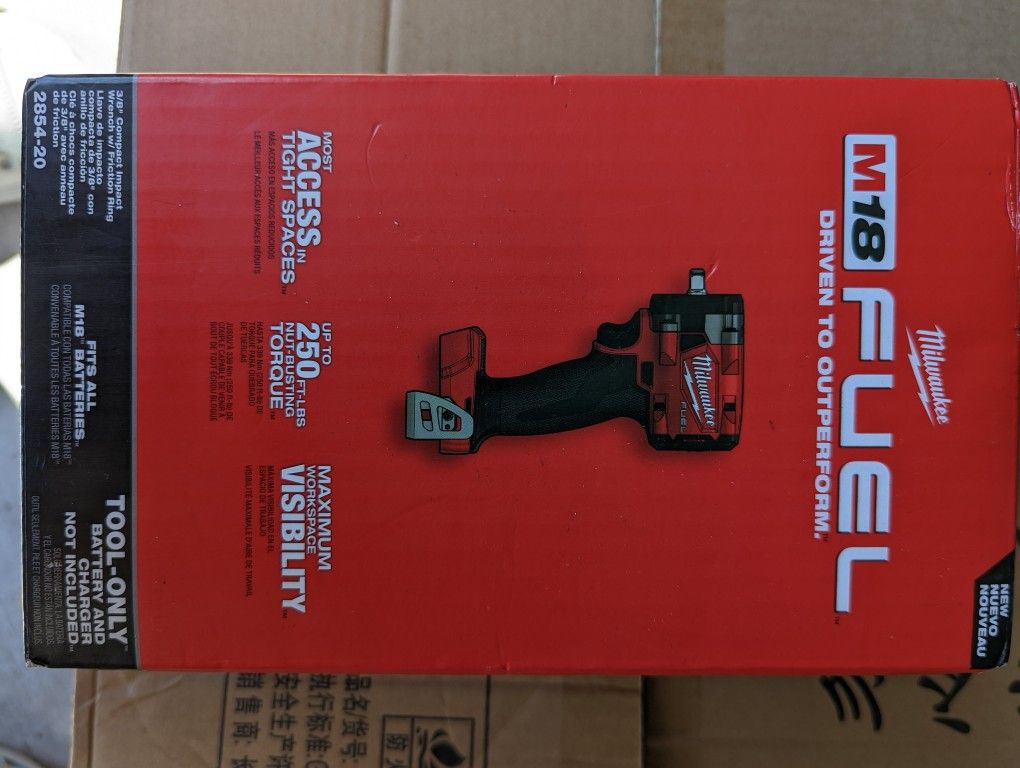 Brand New 3/8 Impact Without Battery And One Used One With Battery 