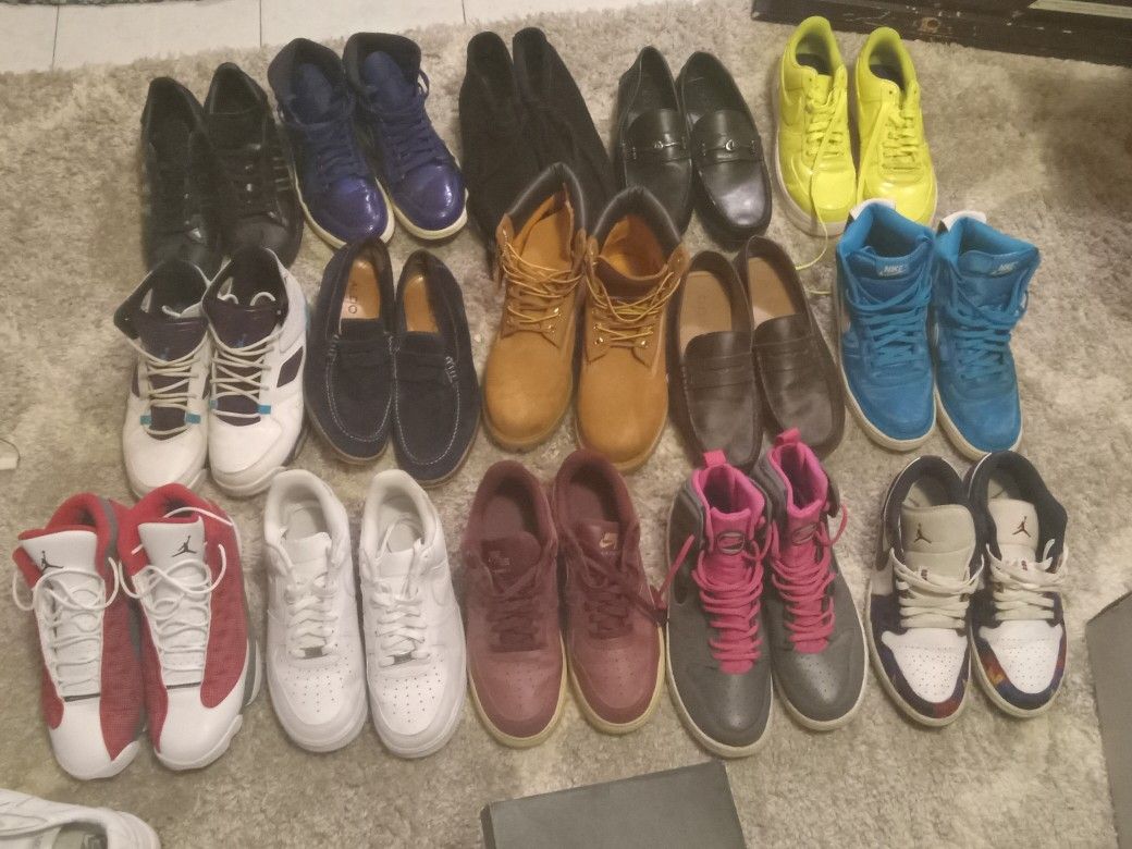 Mens Shoes. Nike. Jordans. Timberland. Adidas. Coach, Larks