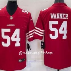 Men's Fred Warner SF 49ers Jerseys 