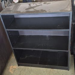 2 black shelves