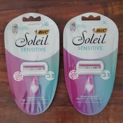 Bic Soleil SENSITIVE 3 Blade Disposable Razor: 3 Count Each ($5 Each Or 2 For $8)