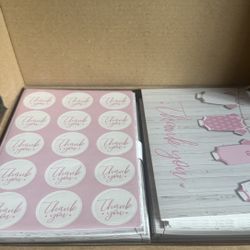 Baby Shower Blank Thank You Cards