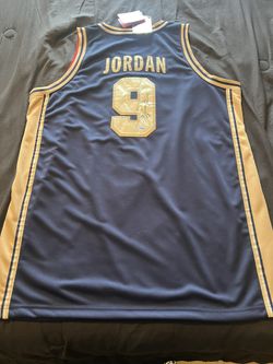 Michael Jordan 9 USA Dark Blue Basketball Jersey
