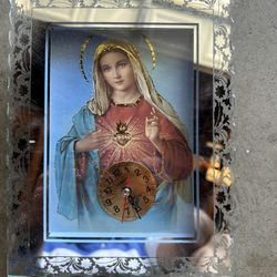 Small Religious Wall Clock