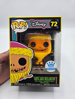 Funko Pop! Disney: Nightmare Before Christmas #72 Santa Jack Black Light