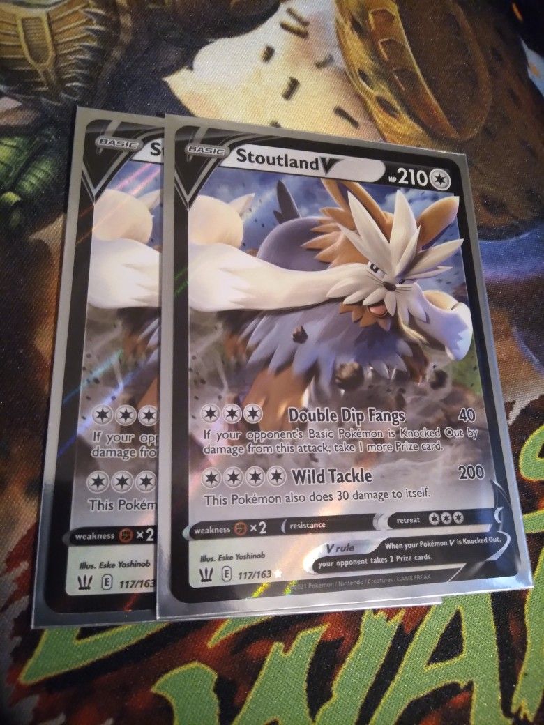 Pokemon Tcg Stoutland V 2x , $1 Each