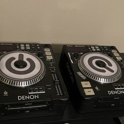Pair of Denon DN-S5000 Digital Turntables