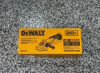 DEWALT 20V MAX Cordless 4.5 in. - 5 in. Angle Grinder (Tool Only) DCG412B