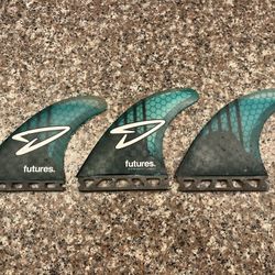 Futures Roberts Large thruster surfboard Shortboard fins 