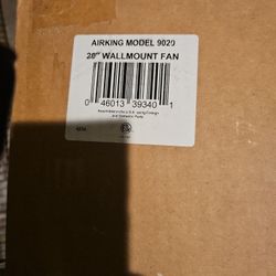 Airing Model 9020 20 Inch Wall Mount Fan