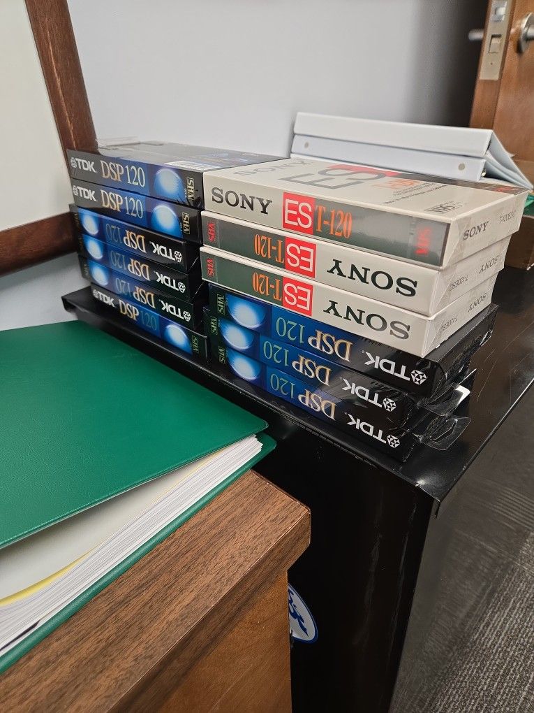 Unopened VHS Tapes