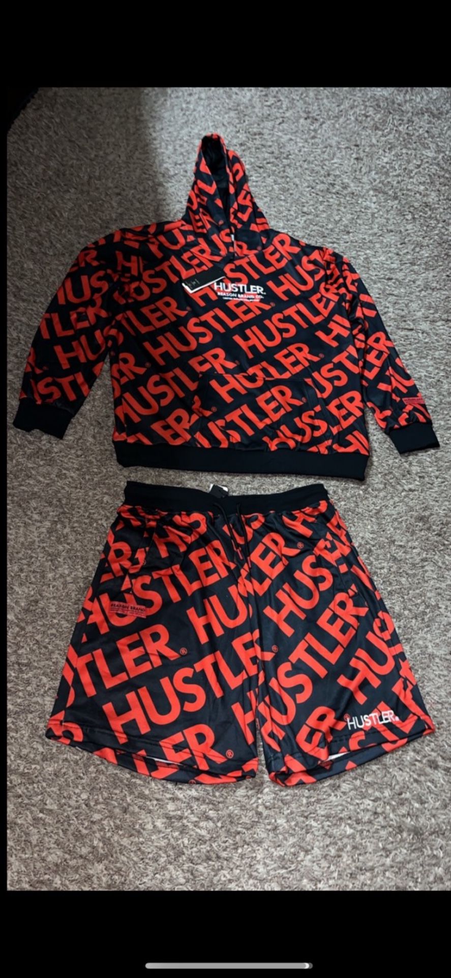 Price Drop! Hustler Hoodie & Shorts XL