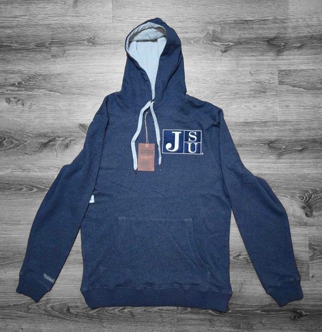 Jackson State University - Mitchell & Ness Blue Hoodie - Men's Medium