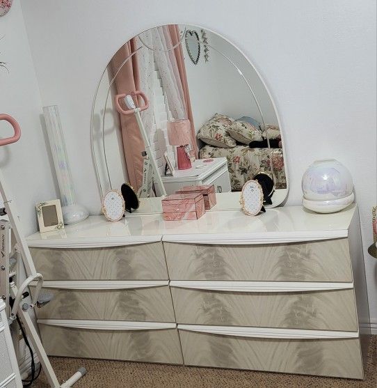 Dresser And Mirror