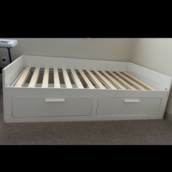 Ikea Twin Bed Frame Trundle W Slats