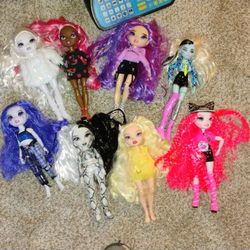 🌈 8 Rainbow High Dolls Like New 🌈