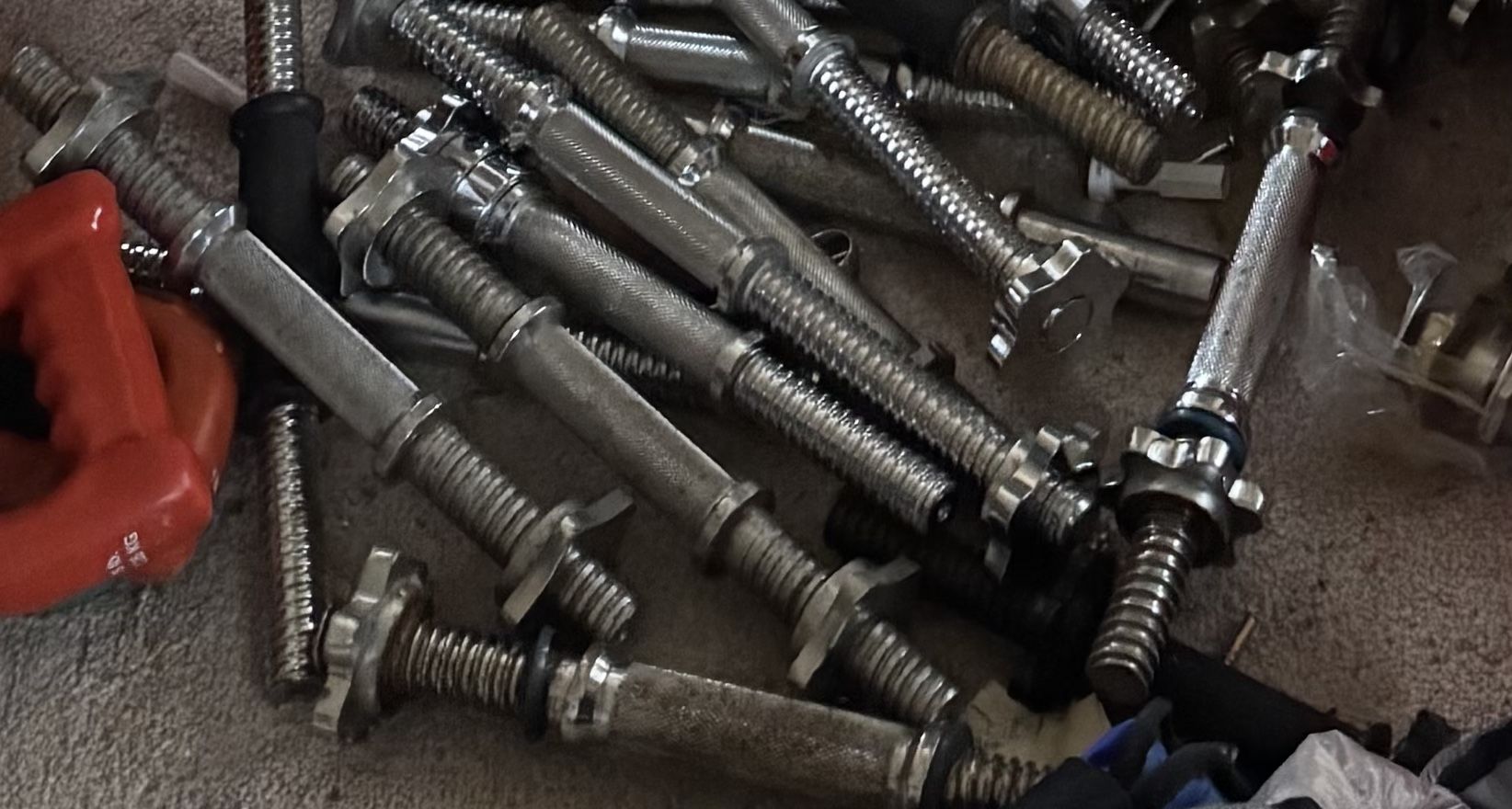 Set Of Barbells With Screw Ends