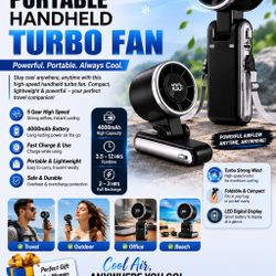 Portable Handheld Turbo Fan 