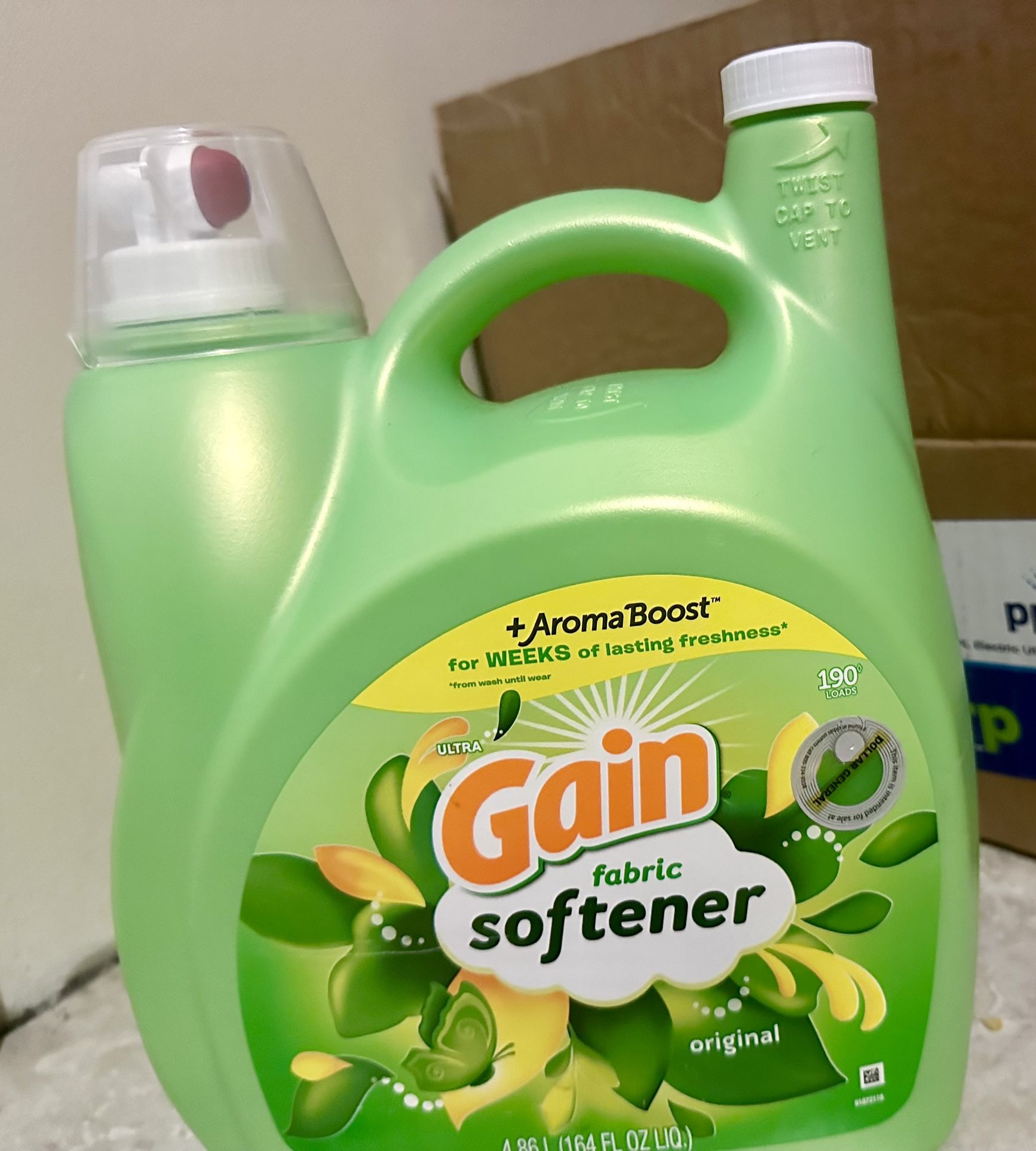 Brand New Gain Fabric Softener