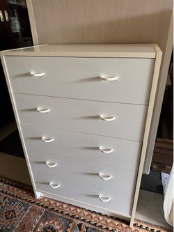 White dresser