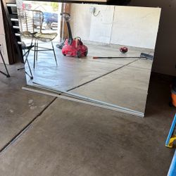 55” W x 36” H Frameless Bathroom Mirror