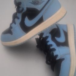JORDAN(PS)AIR JORDAN MID SHOES 'UNIVERSITY BLUE BLACK
