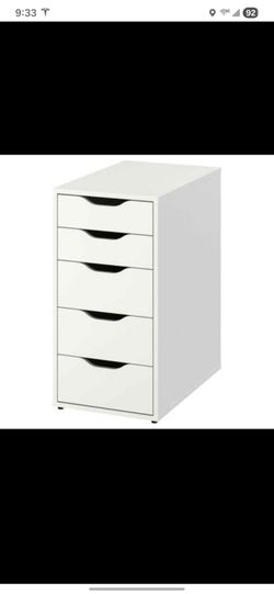 Ikea ALEX Drawer unit, white