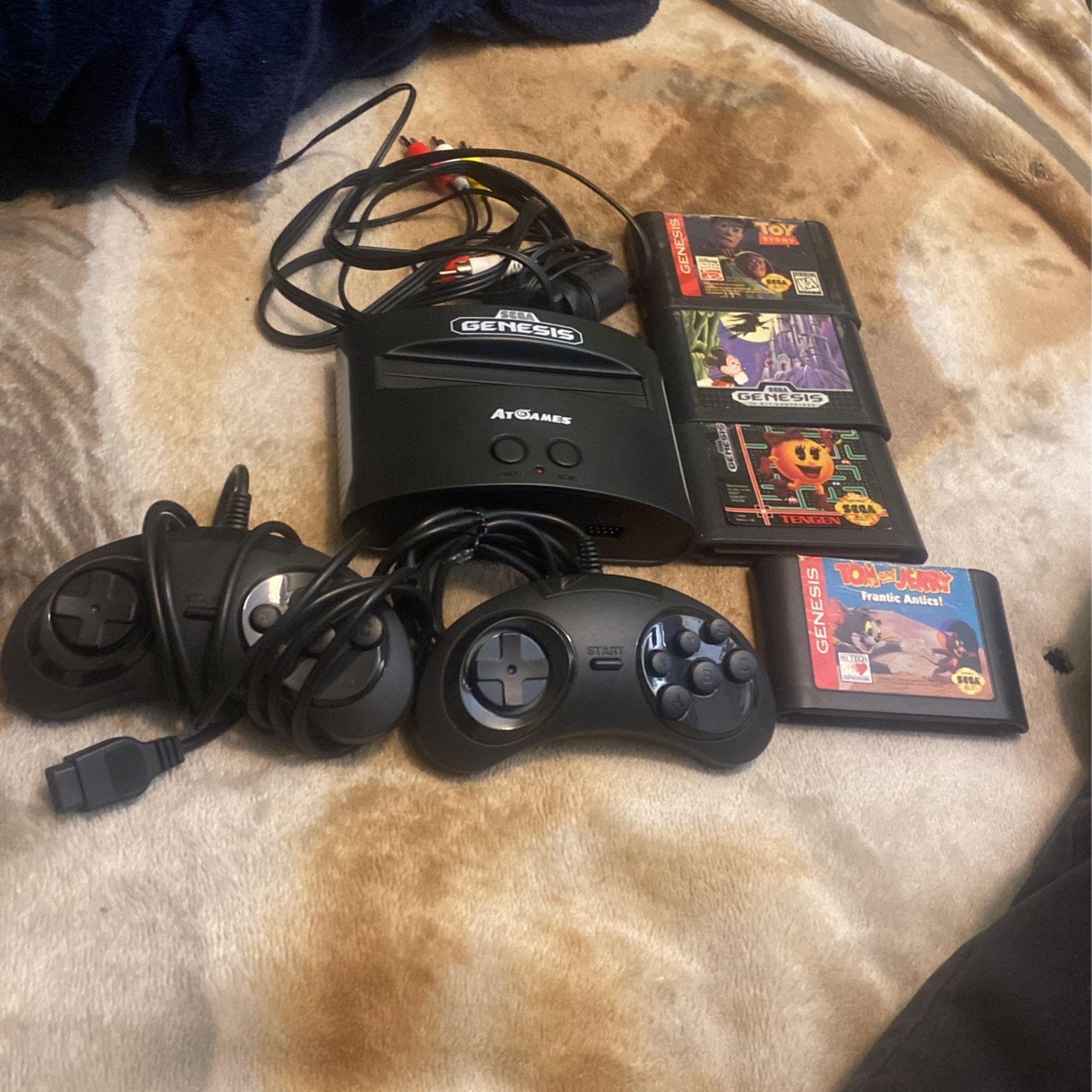 Sega genesis classic game console And PS3 Games