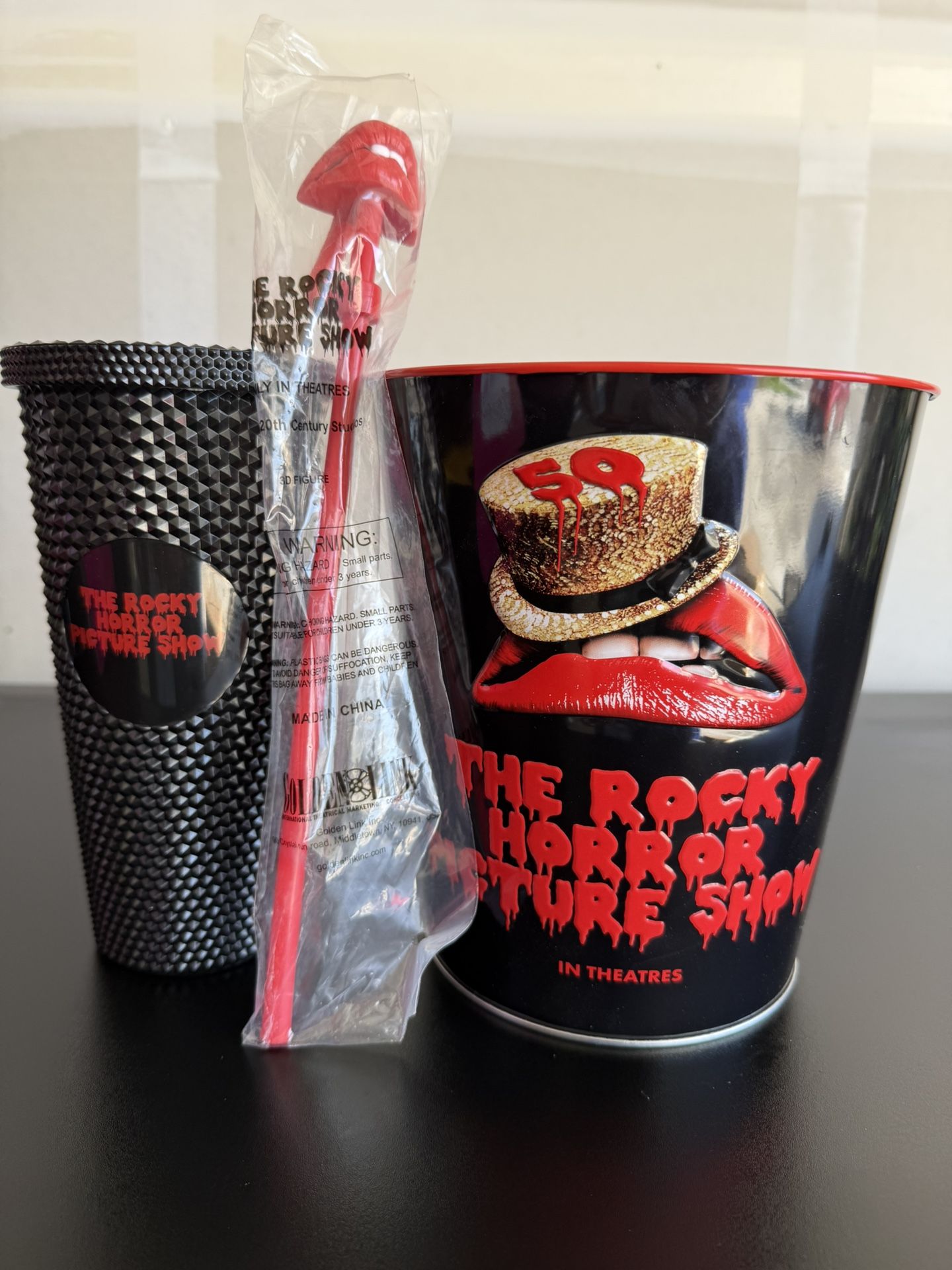 The Rocky Horror Picture Show 50th Anniversary Bucket & Tumbler w/Straw
