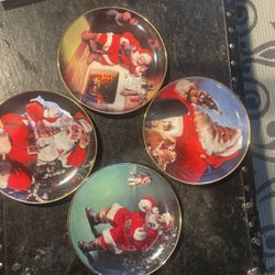 7 Coke Decorative Christmas Plates