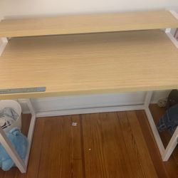 Desk With Shelf 