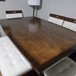 Walstead Place Brown 5 Pc Counter Height Dining Room with Bench 