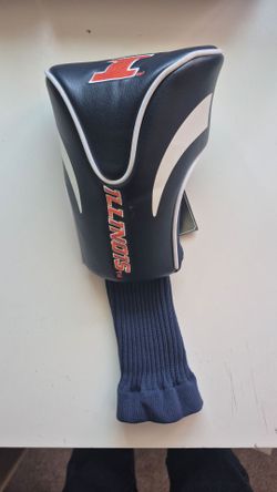 Illinois Fighting Illini NCAA Team Blade Putter Blue Golf Club Head Cover