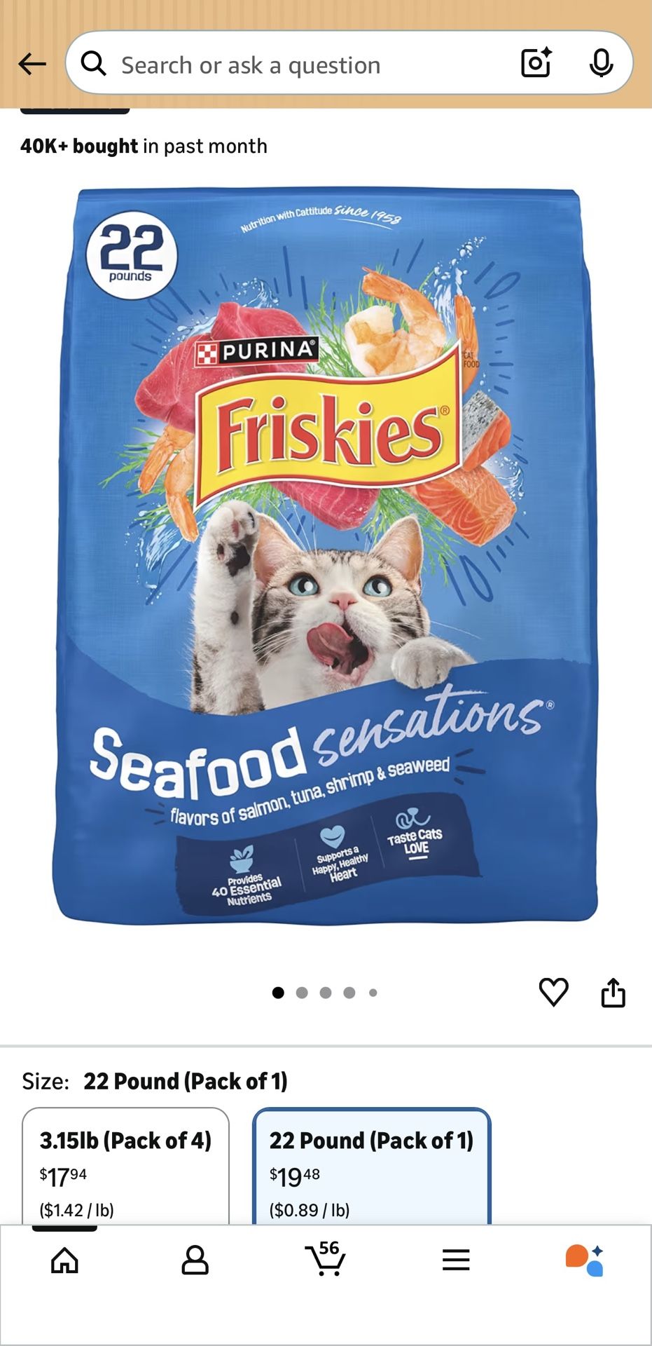 Friskies Cat Dry Food