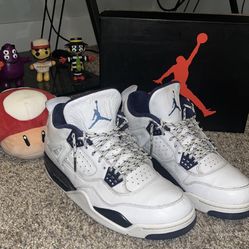 Jordan 4 retro columbia (2015) white/legend blue-midnight Navy