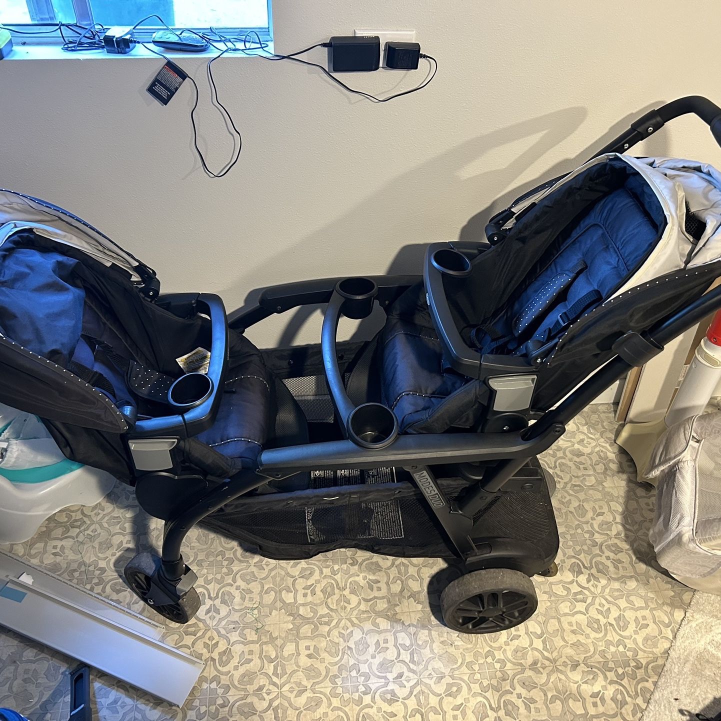 Graco Modes Duo Graco Double Stroller Older Model Bassinet