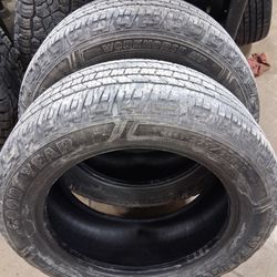 2 GOODYEAR WRANGLER TIRES 