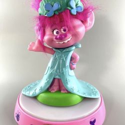 Poppy Troll Doll Dreamworks 8.5” Lamp Night Lite Light Toy Figure 2016 Hasbro