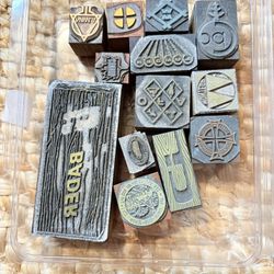 Letterpress Advertising Pieces Vintage 