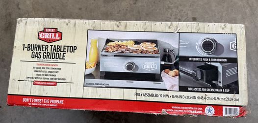 1-BURNER TABLETOP GRIDDLE