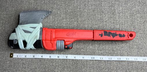 Nerf Zombie Strike Z-Wrench Axe Foam Role Play Toy 2014 Hasbro