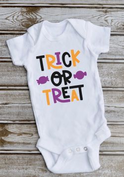 Trick or treat onesies