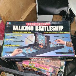 Talking BATTLESHIP Board game.  Original  Milton-Bradley . Works like New With BOXING