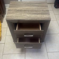 Dresser Mirror & Nightstand 