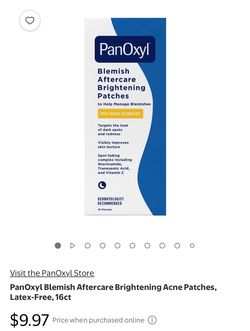 PanOxyl Blemish Aftercare