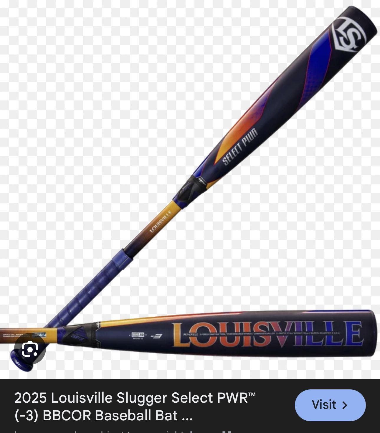 Louisville Slugger BBCOR Baseball Bat 33.5/30.5