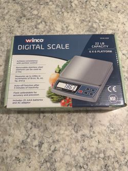 New commercial restaurant quality scale up to 22 pounds plus ounces, etc. dual power