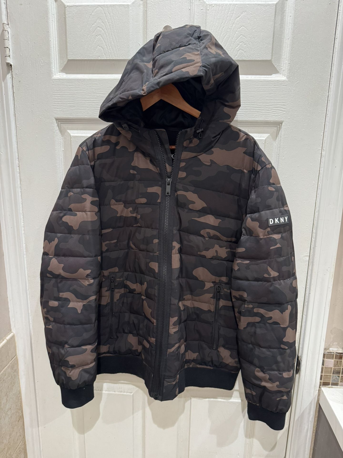 DKNY camouflage jacket